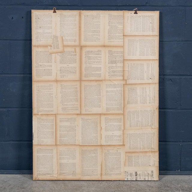 Large Italian Oak Frame Containing Pressed Flowers & Herbs, 1980 For Sale - Image 16 of 18