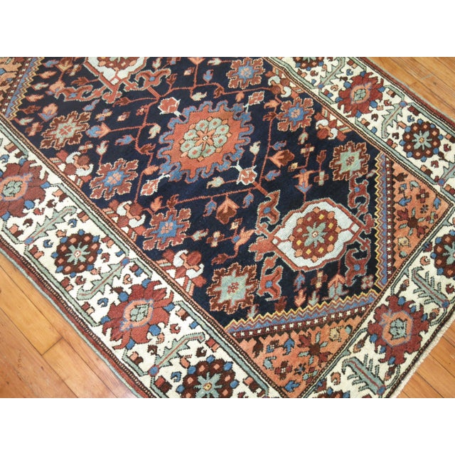 Antique Persian Bakhtiari Scatter Size Rug - 3'9" x 5' For Sale - Image 4 of 7
