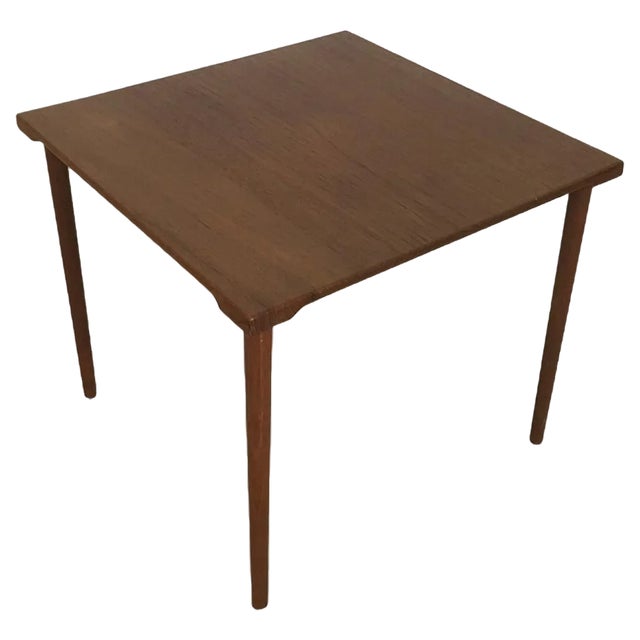 Teak Side Table by Peter Hvidt & Orla Molgaard for France & Son Daverkosen, 1960s For Sale