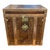 Vintage Campaign Luggage Trunk Leather Side Table For Sale - Image 18 of 18
