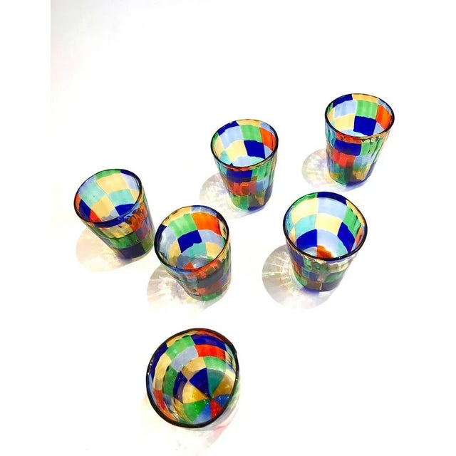 Fulvio Bianconi Glassware, 2004, Set of 6 For Sale - Image 15 of 18