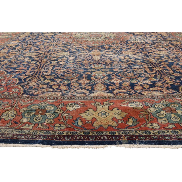 Late 19th Century Persian Sultanabad Rug, 13'11 X 19'02 For Sale - Image 4 of 10