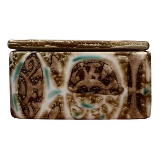 Baca Box with Lid by Nils Thorsson for Royal Copenhagen, Denmark, 1960s For Sale