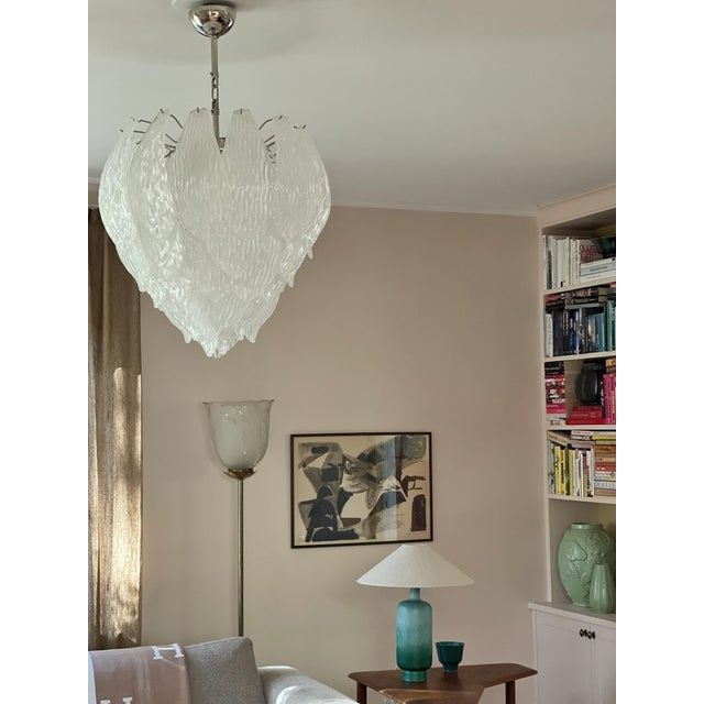Glass Tulip Murano Chandelier For Sale - Image 7 of 16