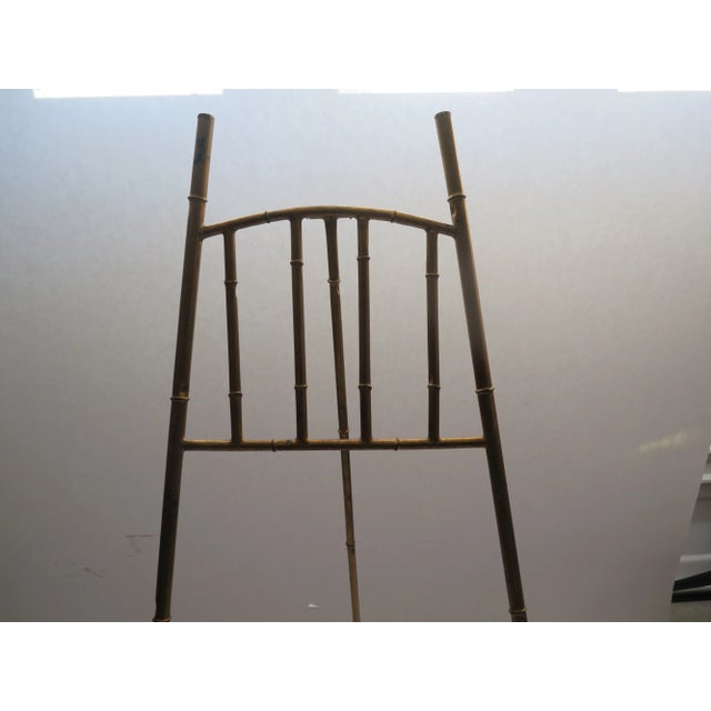 Gold Leaf Bamboo Style Easel Chairish