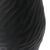 Modern Ferro Italian Murano Art Glass Black Vase Italy 1990 For Sale - Image 3 of 6