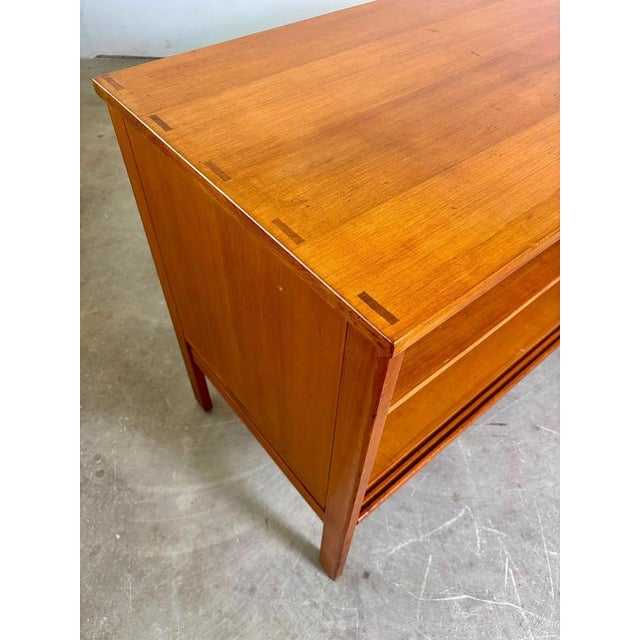 Teak Sideboard with Sliding Doors by Gianfranco Frattini, 1957 For Sale - Image 10 of 12