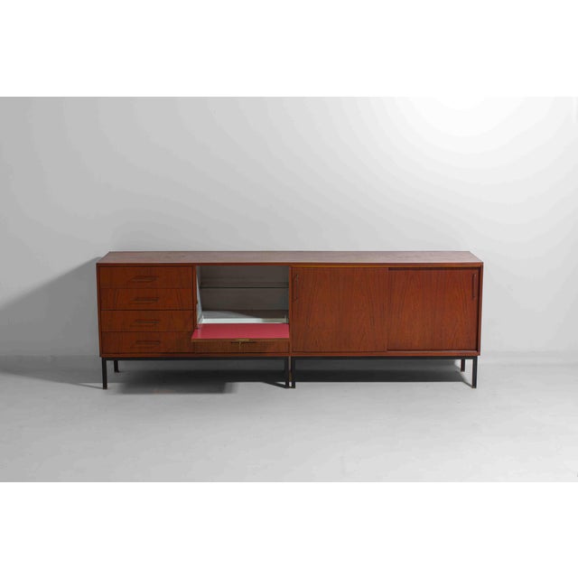 Sideboard in Teak by C. Wulput, 1960s For Sale - Image 10 of 12