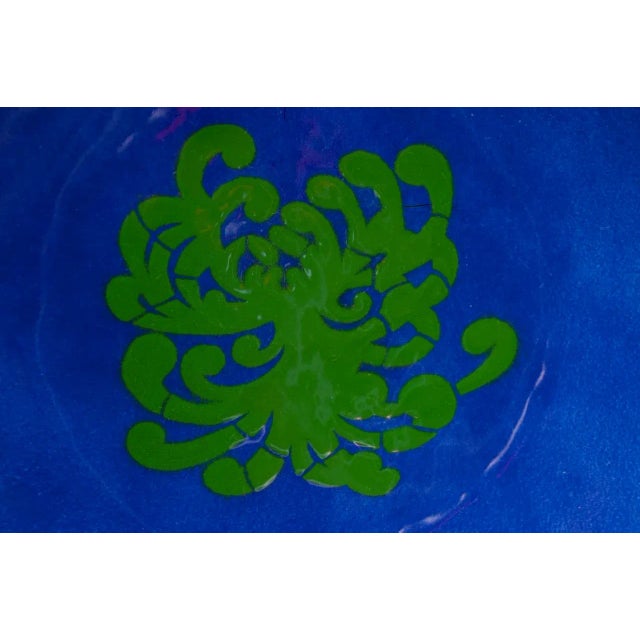 Metal Enamel on Copper Plate by Annemarie Davidson For Sale - Image 7 of 13