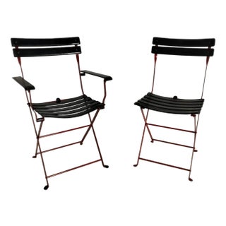 Celestina Folding Chairs attributed to Marco Zanusso for Zanotta, 1970s, Set of 2 For Sale
