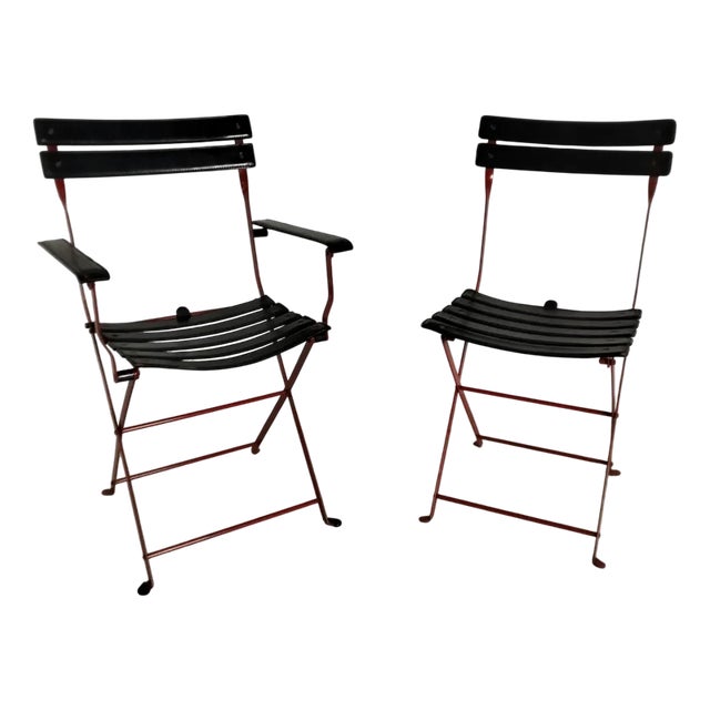 Celestina Folding Chairs attributed to Marco Zanusso for Zanotta, 1970s, Set of 2 For Sale