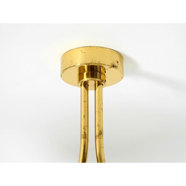 Vintage German Duan Brass Pendant Lamp by Florian Schulz, 1970s For Sale - Image 11 of 17