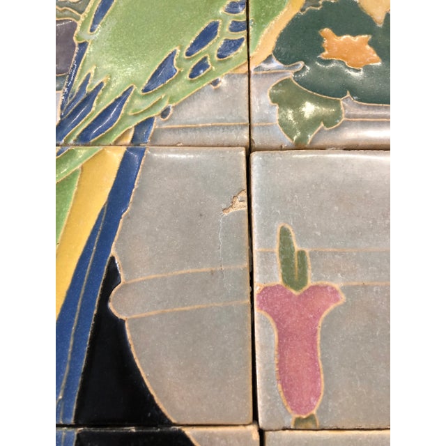 Sculpture Materials 1920s Antique Claycraft Tile Company Mural For Sale - Image 7 of 13