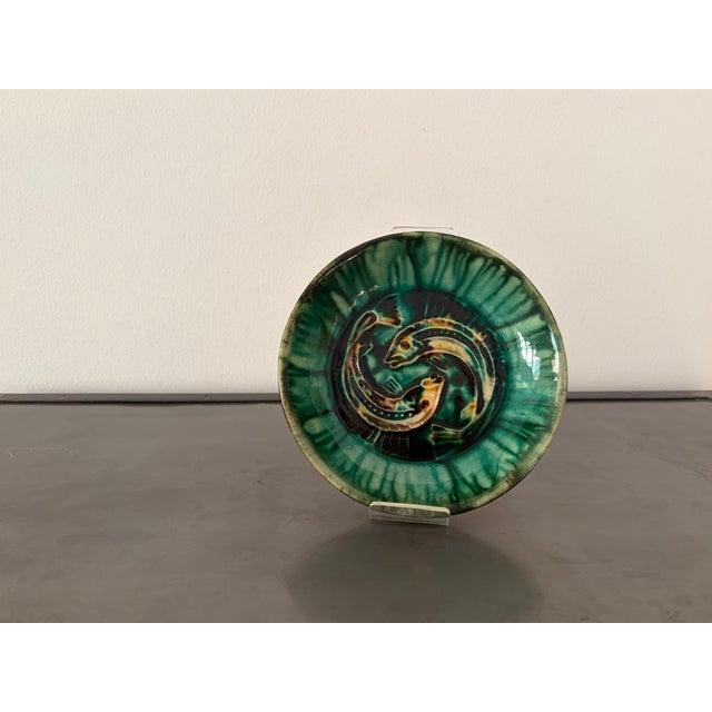 Maritime Wall Plate with Fish Motif by Wilhelm Löber for Rügenkeramik, 1960s For Sale - Image 18 of 18