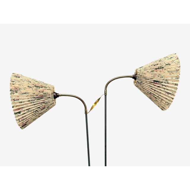 1900 - 1909 Swedish Modern, Lacquered Metal, Brass, Paper, Sweden, 1900s For Sale - Image 5 of 13