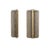 Curved Smoked Ribbed Murano Glass and Brass Wall Sconces, 2000, Set of 2 For Sale - Image 9 of 9