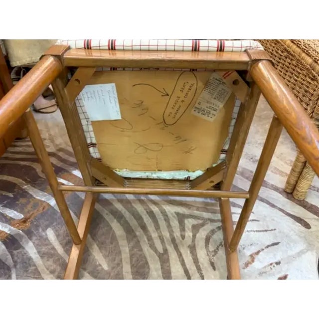 Beige Mid Century Side Chair - Desk Chair, Signed Johnson-Carper Furniture For Sale - Image 8 of 8