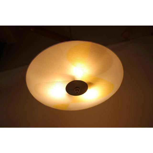 1960s Glass Pendant Lamp in the Style of Brussel, 1960s For Sale - Image 5 of 7