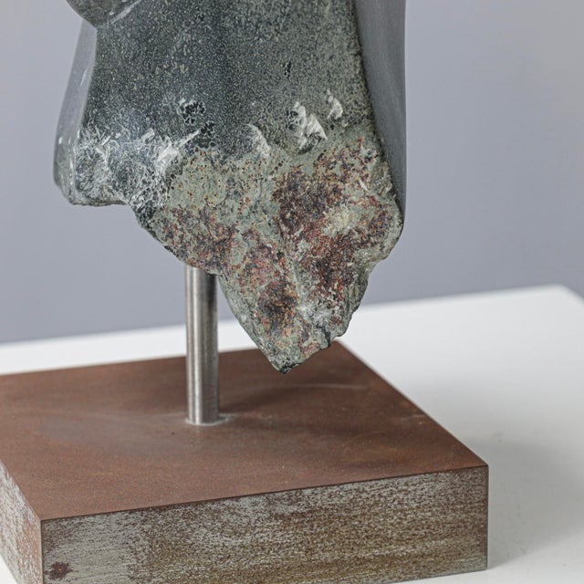 Ineke Van Zuuren, Abstract Sculpture, 1980s, Dolomite Stone For Sale - Image 9 of 10