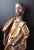 This large (39"H x 15"W x 12"D) 17th - 18th Century figure of Saint Paul, carved from a single block of hardwood, will...