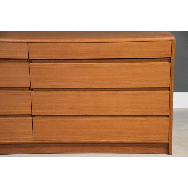 Wood 1960s Danish Modern Teak Dresser by Nordisk Andels-Eksport For Sale - Image 7 of 9