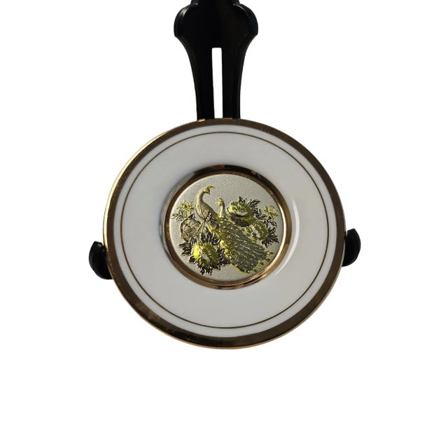 Great pair of vintage Chokin Japan decorative plates with 24K gold trim throughout, both in excellent condition. One...