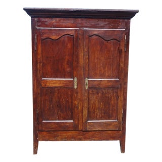 Louis Philippe Walnut Wardrobe For Sale