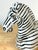 Black Pair Italian Mid-Century Modern Glazed Pottery Zebra Style of Raymor For Sale - Image 8 of 12
