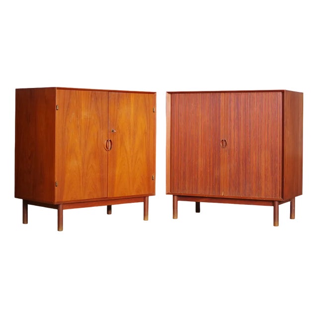 Credenzas in Teak by Peter Hvidt & Orla Mølgaard-Nielsen, Denmark, 1960s, Set of 2 For Sale