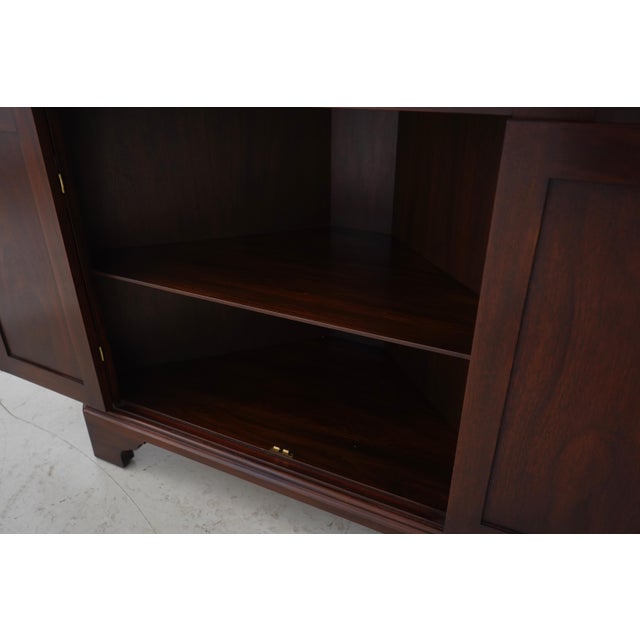 Henkel Harris Mahogany Tall Corner Cabinet For Sale - Image 10 of 18