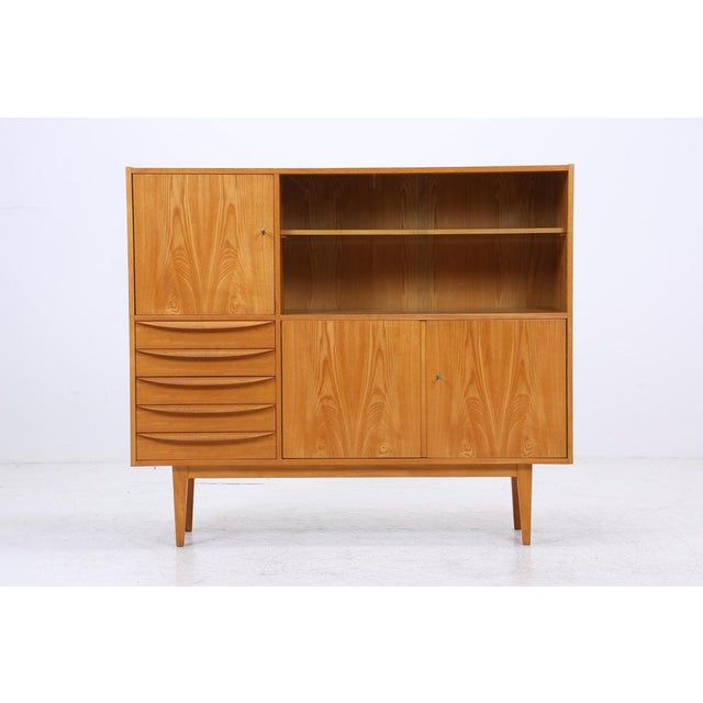 Mid-Century 602 Series Display Cabinet by Franz Ehrlich for Hellerau, 1950s For Sale - Image 3 of 16