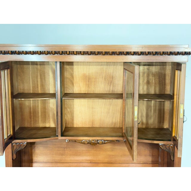 Antique Art Nouveau Kitchen Cabinet in Oak & Pine, 1900s For Sale - Image 6 of 15