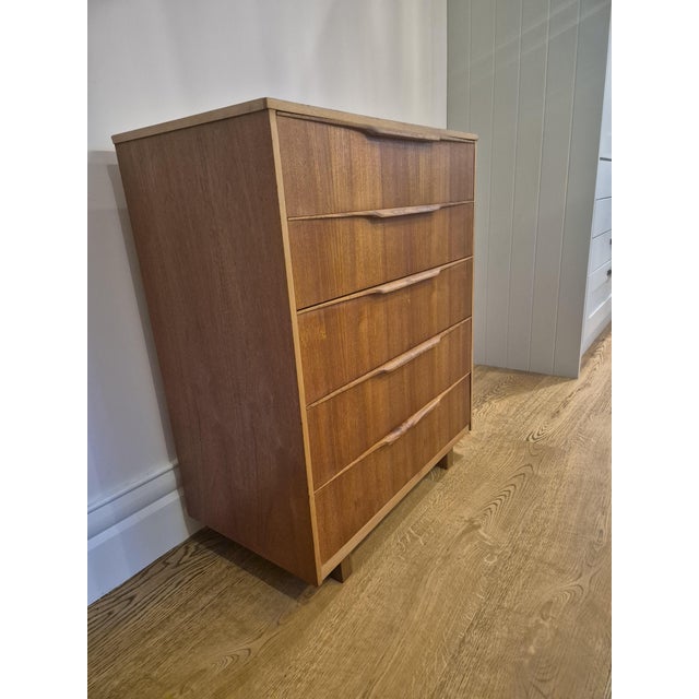 1960s Mid-Century Teak Chest of Drawers attributed to Austinsuite, 1960s For Sale - Image 5 of 17