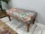 Wood Boho Chic Rug Print Fabric Upholstered Piano Bench For Sale - Image 7 of 10