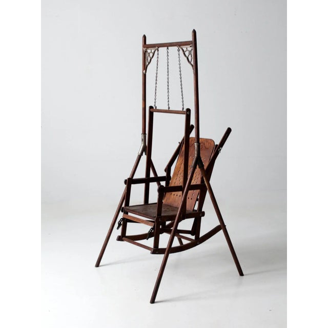 Victorian Decorative Swing Chair For Sale - Image 4 of 13
