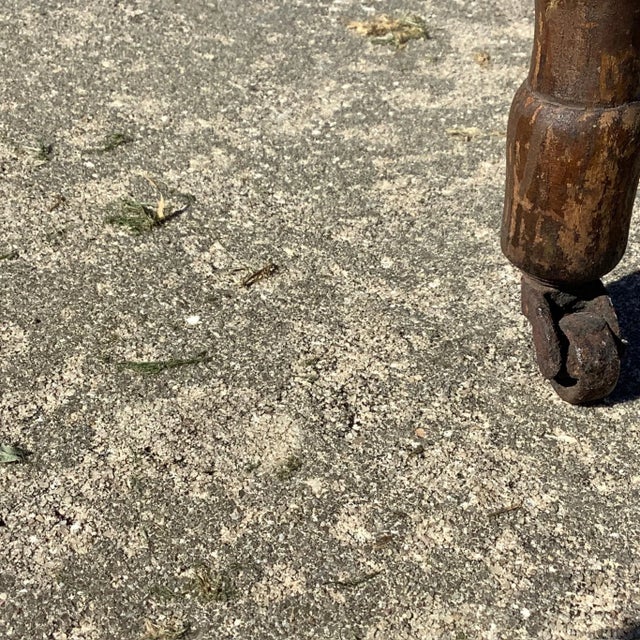 Antique Country Folding Table For Sale - Image 9 of 9