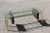 Vintage Rectangular Italian Marble and Glass Coffee Table For Sale - Image 6 of 12