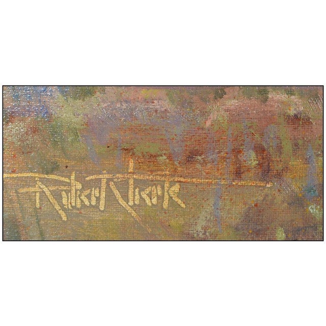 Contemporary Late 20th Century Sunrise On The Farm, Robert Eberle For Sale - Image 3 of 4