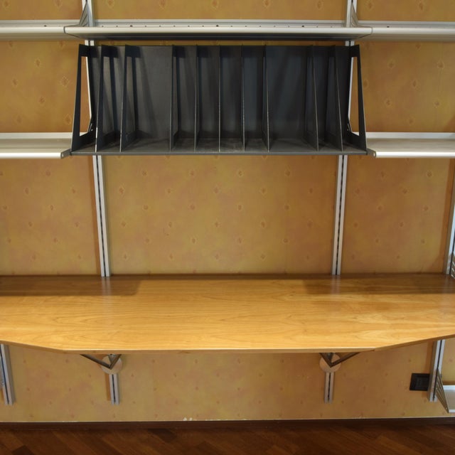 Tan Kaos Modular Wall Shelving System in Aluminum by Antonia Astori for Driade, 1990s For Sale - Image 8 of 12