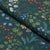Borastapeter Boråstapeter Flora Fabric In Spruce For Sale - Image 4 of 5