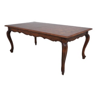 Guy Chaddock Country French Distressed Dining Room Table For Sale