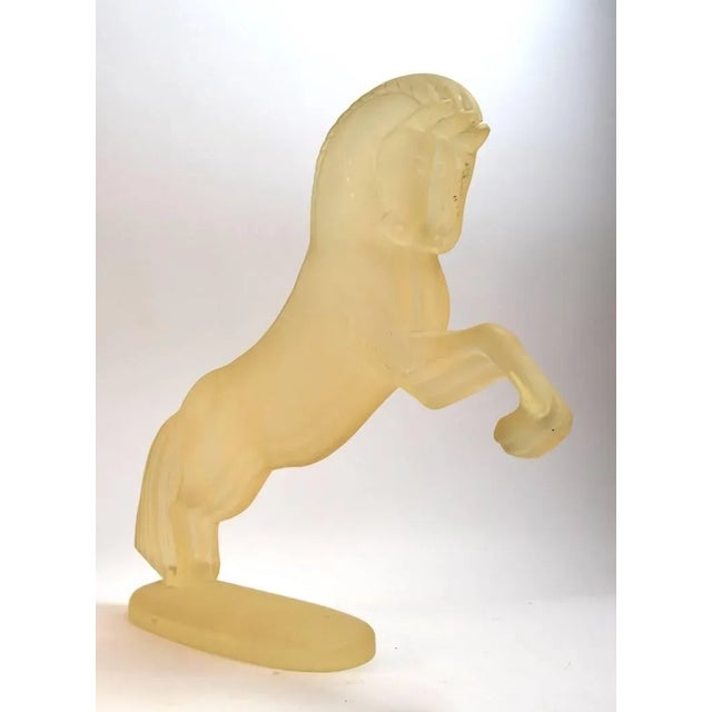 Mid 20th Century Cast Resin Horse For Sale - Image 5 of 9