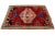 Textile Vintage Hamadan Designed Wool Rug in Red - 3′4″ × 5′ For Sale - Image 7 of 7