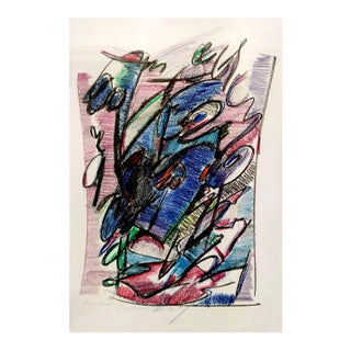 Ascension Painting by Angelo Rinaldi, 1980s For Sale