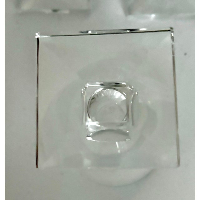 Glass Vintage Orrefors Gustav Adolf Crystal Claret Wine Glasses — Set of 8 For Sale - Image 7 of 7