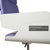 S 845 Leather Office Chair in White Purple with Manual Function from Thonet For Sale - Image 6 of 13