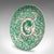 Asian Antique Famille Verte Display Plate, Oriental, Qing Dynasty, Saucer, Victorian For Sale - Image 3 of 8