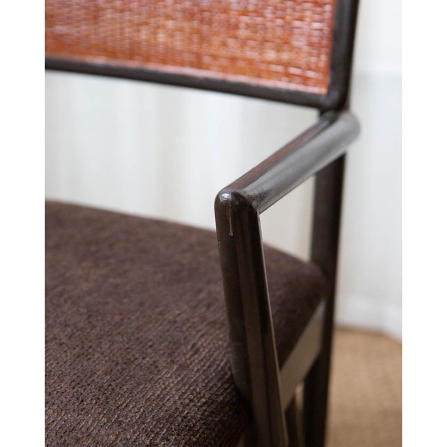 These John Stuart mid-century modern dining chairs feature a refined blend of clean lines and rich materials. Crafted with...