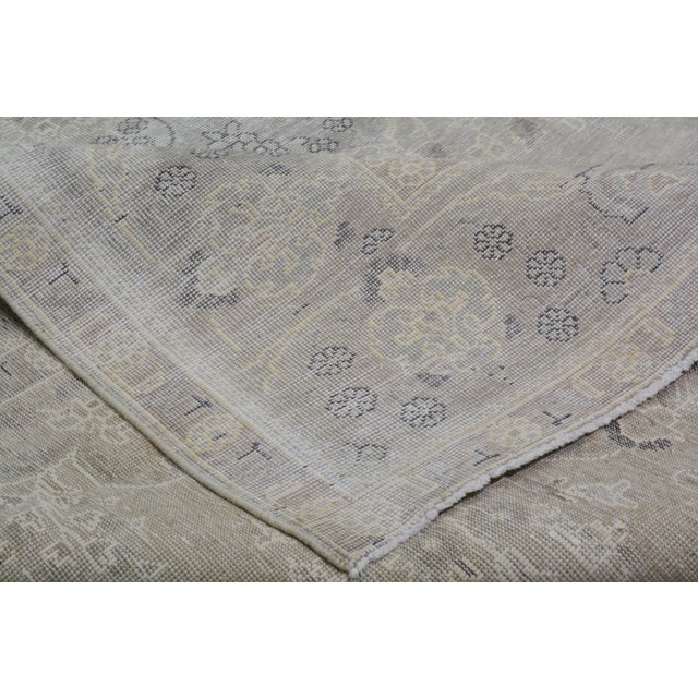 Vintage Hand Knotted Wool Rug, 8'4"x11'3" For Sale In New York - Image 6 of 6