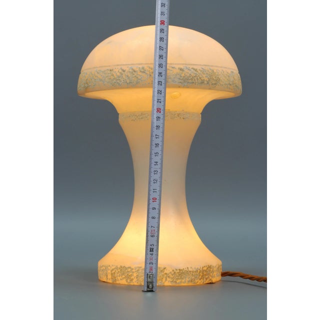Mid-Century Modern Alabaster Mushroom Lamp, Italy, 1950s For Sale - Image 15 of 18